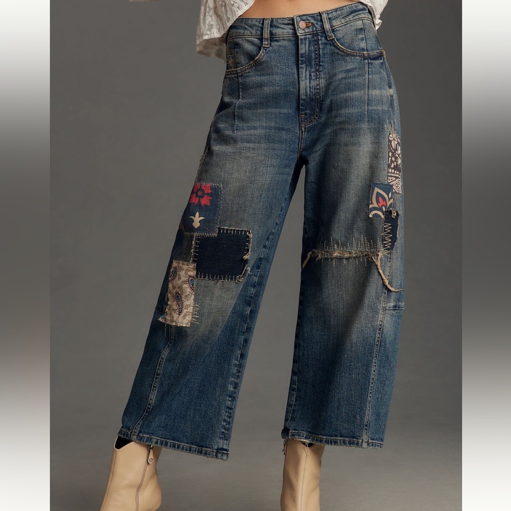 Anthropologie/Pilcro Barrel Jeans